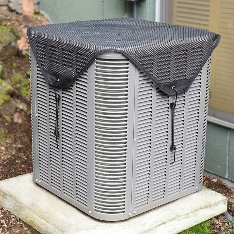 Outdoor Air Conditioner Cover Waterproof Dustproof Sun Protection with Hooks