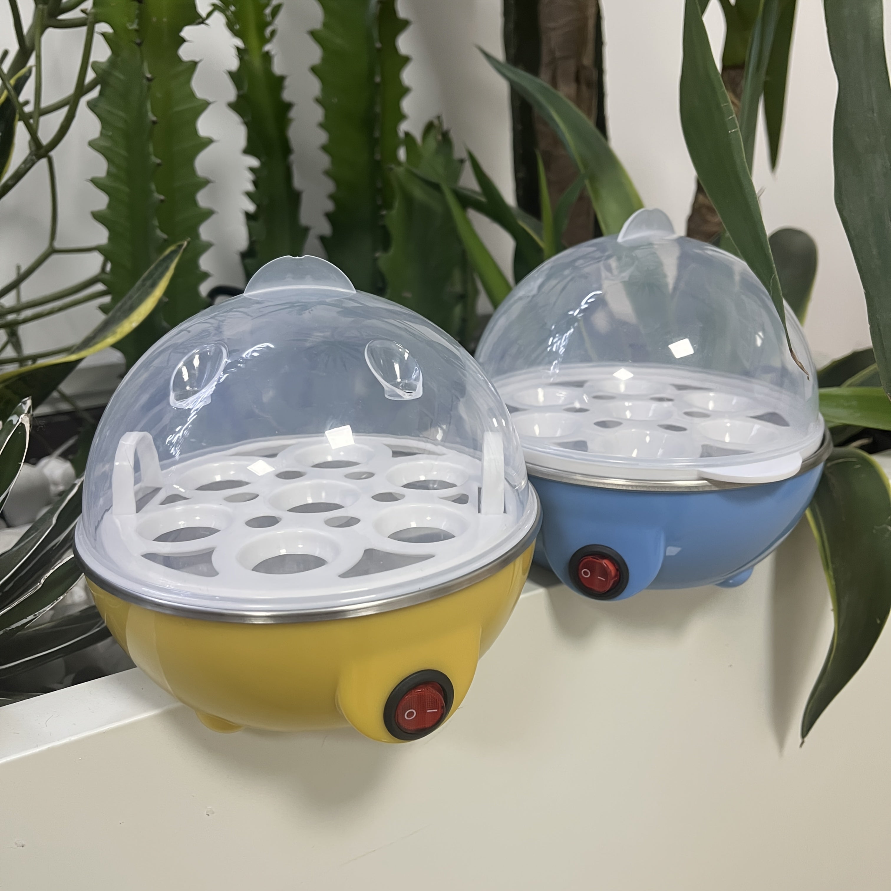 Katta sigimli Evropa uslubidagi qaynash qozoni, shaffof qopqog'i, zanglamaydigan po'latdan tayanch, avtomatik tuxum ushlagichi bilan. Tuxum va sabzavotlarni bug'lash uchun ideal, foydali nonushta uchun mukammal. Ajoyib sifatida