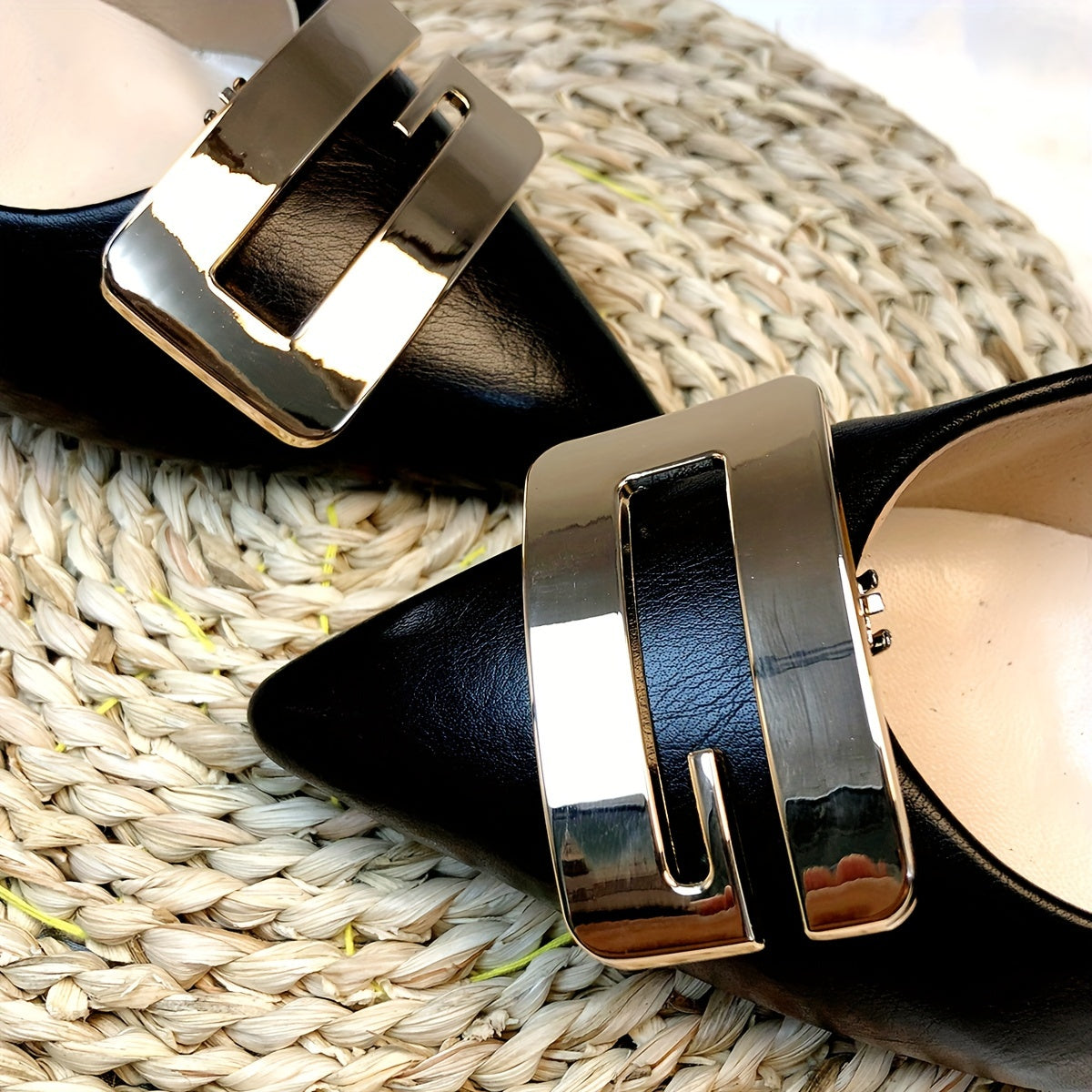 Women's Shoe Clips Removable Flower Decorations Metal Buckle Accessories