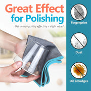 Microfiber Cleaning Cloth for Glass Windows Mirrors Auto Detailing Pack of 1 or 2