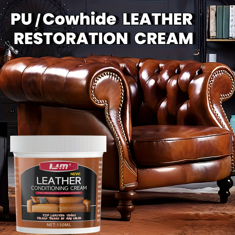 Leather Care Cream for Shoes, Bags, Furniture and Jackets