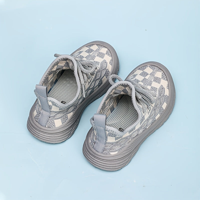 Kids Lightweight Breathable Sneakers with Shock-Absorbing Sole for All Seasons