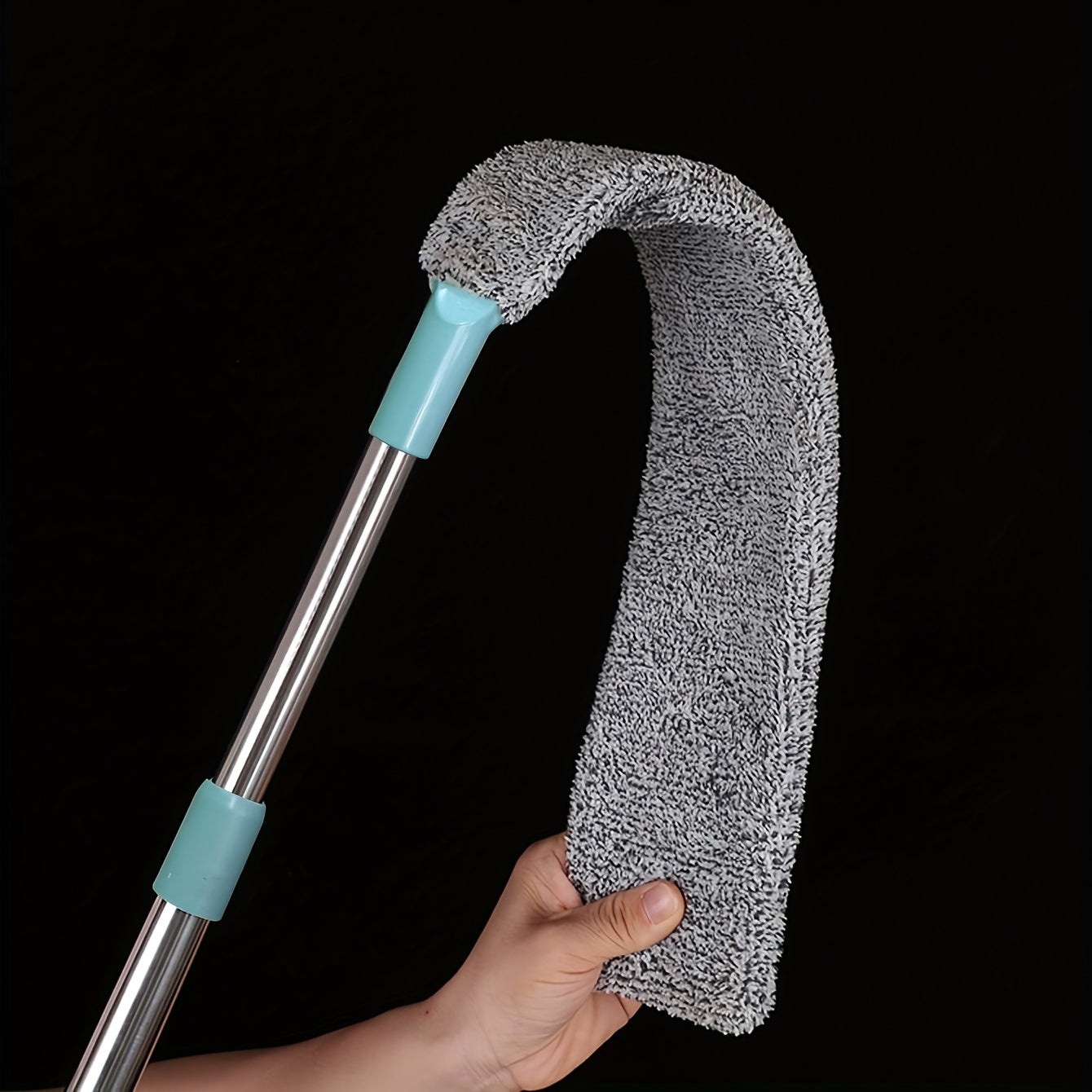 Washable Bed Bottom Cleaning Duster with Retractable Crevice and Floor Brush