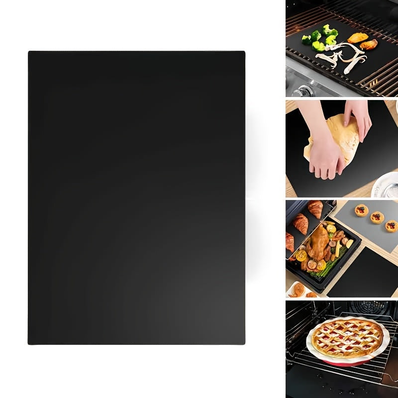 Yuqori haroratga chidamli barbekyu mato, yopishmaydigan, qayta ishlatiladigan, oson tozalanadigan. Pechlar, grill va pishirish panalarida foydalanish uchun mos. Bardoshli oshxona aksessuari.