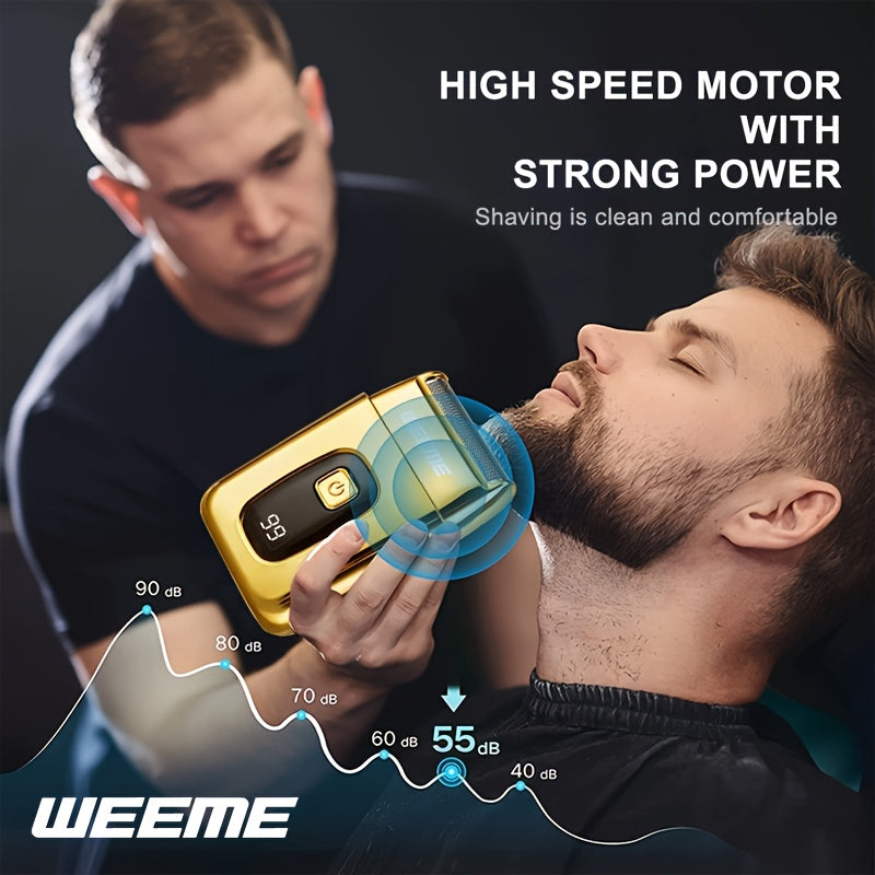 3pcs Professional Hair Clippers Set Rechargeable Lithium Battery Men’s Electric Trimmer Kit