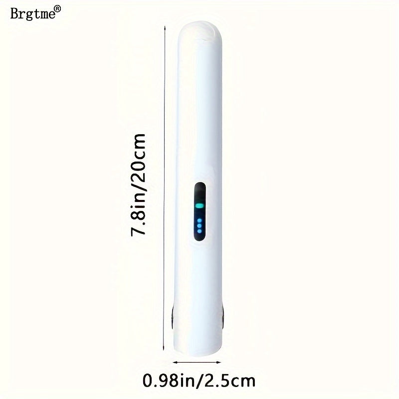 Plancha de pelo 2 en 1 USB con rizador, control de temperatura y protección contra quemaduras