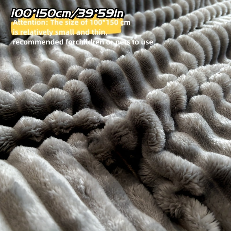 Manta de felpa ultra suave amarilla para sofá, cama y viaje, comodidad acogedora