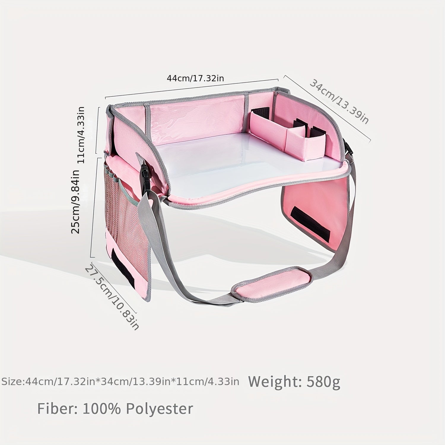 Kids' Portable Drawing Board with Travel Art Tray and Storage