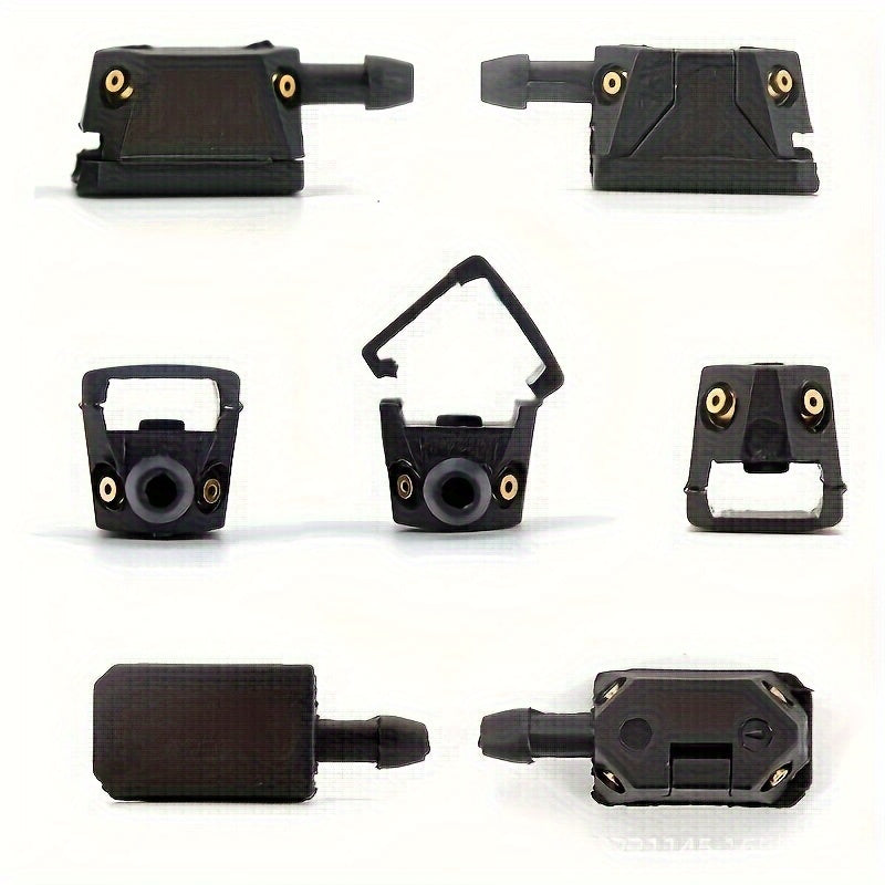 Universal Car Windshield Wiper Nozzle and Hose Adjustable 4-Way Spray