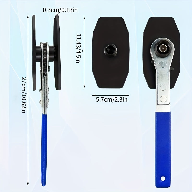 Herramienta de prensa para pinzas de freno para coche, expansor de pistón de freno con placas de acero