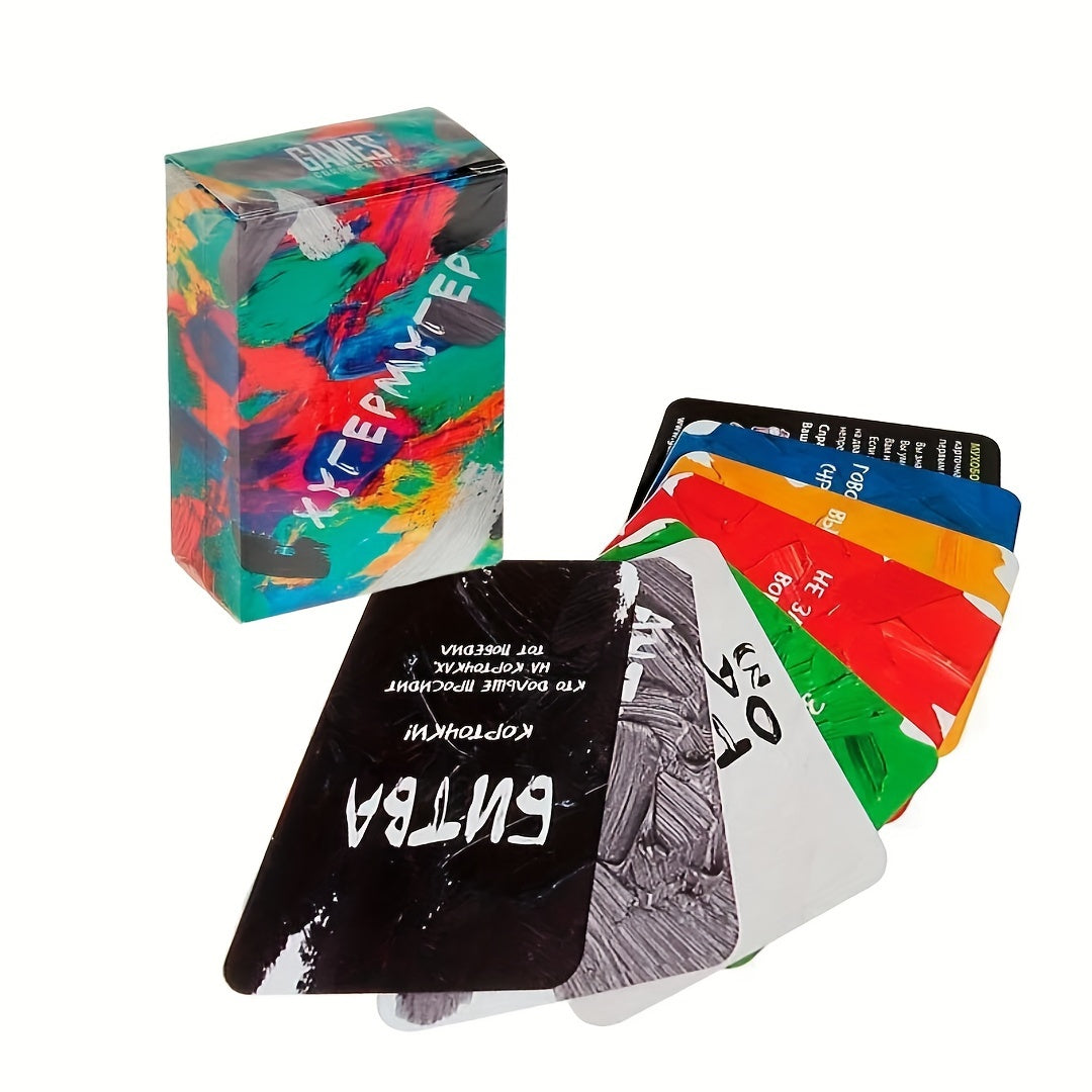 Board Game Hugemug Sequel Russian Version Family Gathering Gift Card Stock