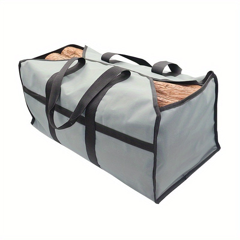 Portable Firewood Carrier 600D Oxford Fabric for Storing and Transporting Logs