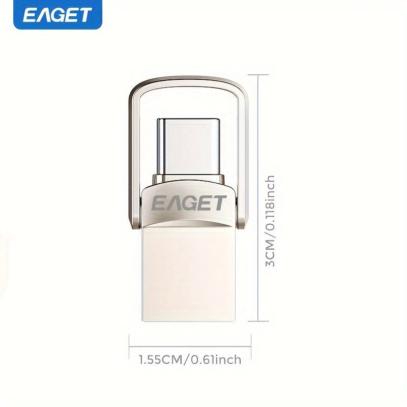 High-Speed USB-C Flash Drive 32GB 64GB 128GB Dual OTG USB 3.2 Memory Stick