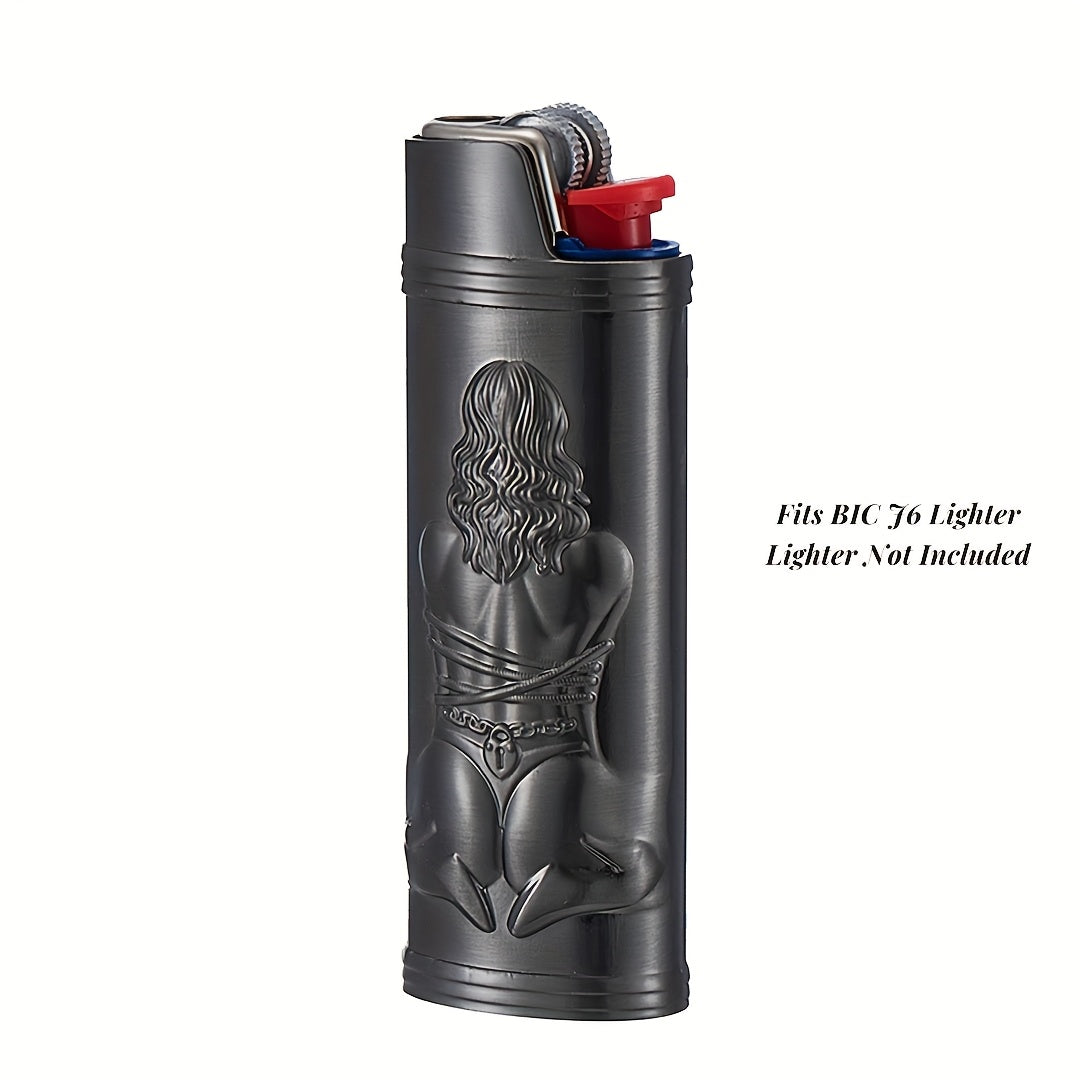 Ayollar uchun metall olovchi qutisi 3D bosilgan himoya qopqog'i BIC J6 uchun