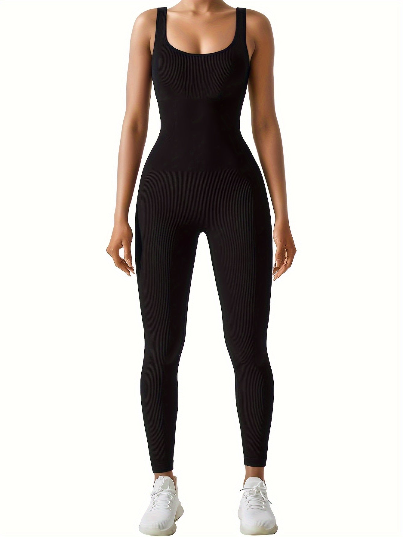 Top de tirantes sin mangas para yoga de mujer, poliéster, sólido, transpirable, sin costuras, para fitness