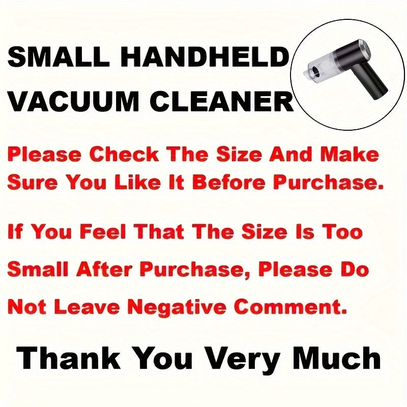 Portable Handheld Car Vacuum Cleaner Wet Dry Rechargeable