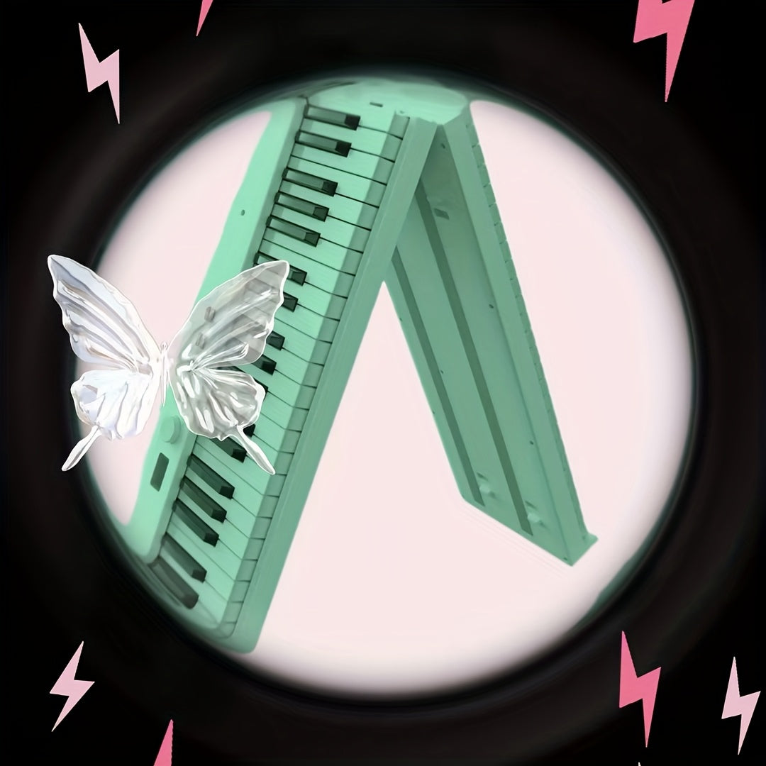 Ko‘p rangli qayta zaryadlanuvchi batareya va sumkaga ega 88 kalitli portativ yig‘iladigan raqamli pianino