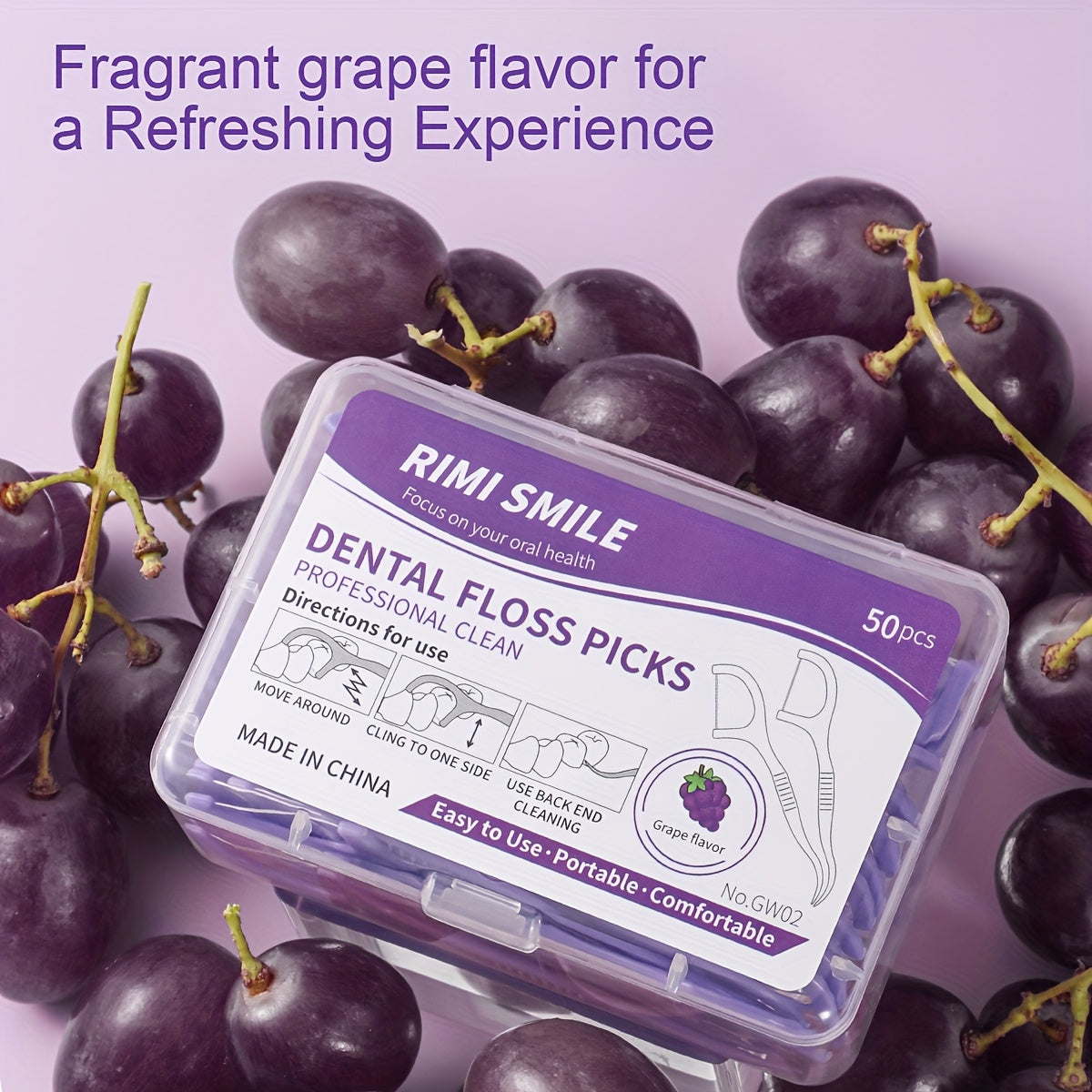 Dental Floss Sticks 600/300/150/50/30 Disposable High Elasticity Toothpicks