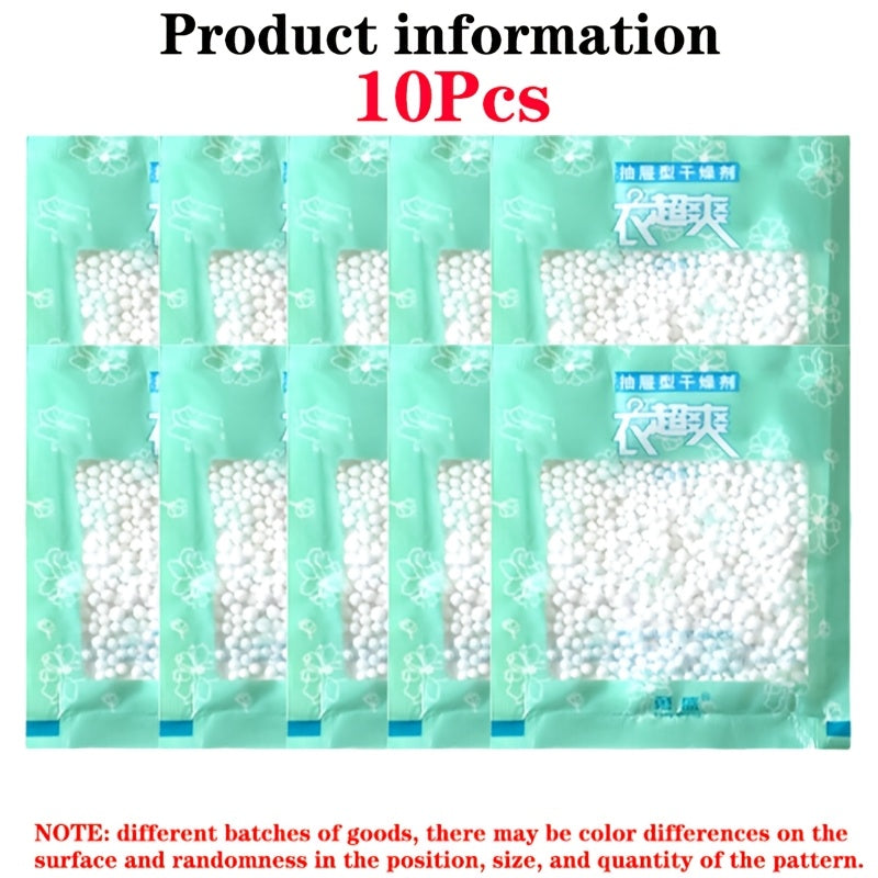 6 dona, 10 dona va 20 dona o'lchamdagi namlikni so'ruvchi sumkalar, tortmalar va shkaflar uchun, uyning turli joylarida foydalanish uchun ideal.