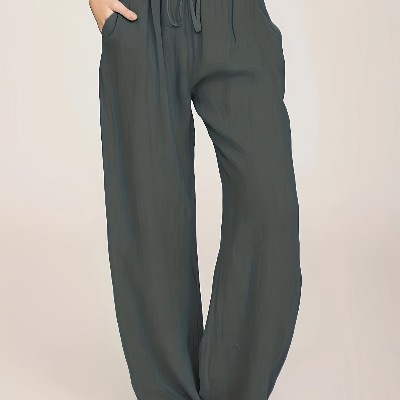 Pantalones sueltos y casuales de algodón para mujer para primavera y verano