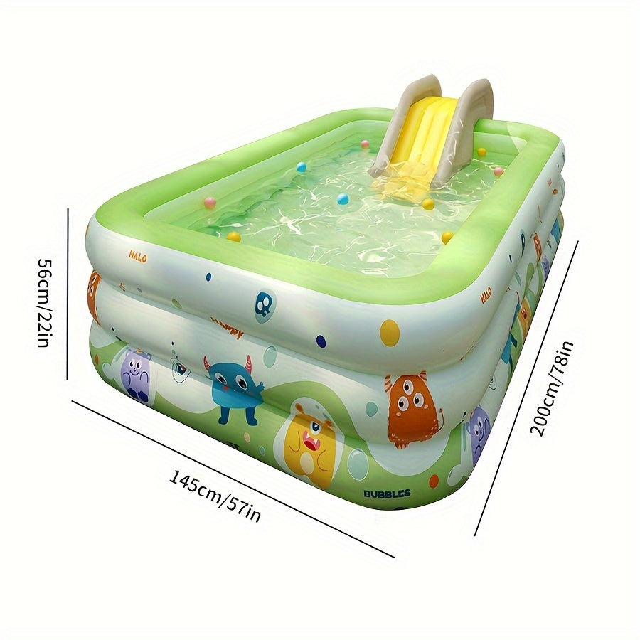 Adult Inflatable Pool PVC Durable Water Fun Outdoor Yard Party