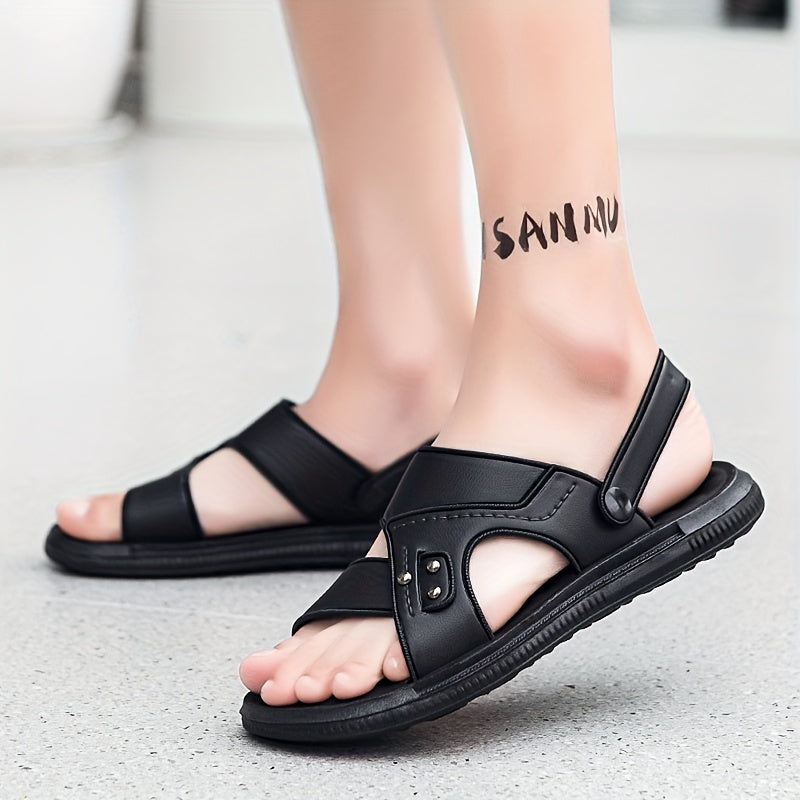 Zapatillas exteriores para hombre con suela de goma, antideslizantes, casuales, para senderismo, playa y resistentes