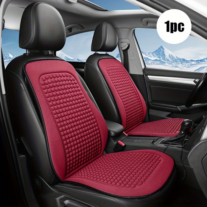 Universal Car Seat Cover Breathable Fabric Front Seat Cushion for All Seasons