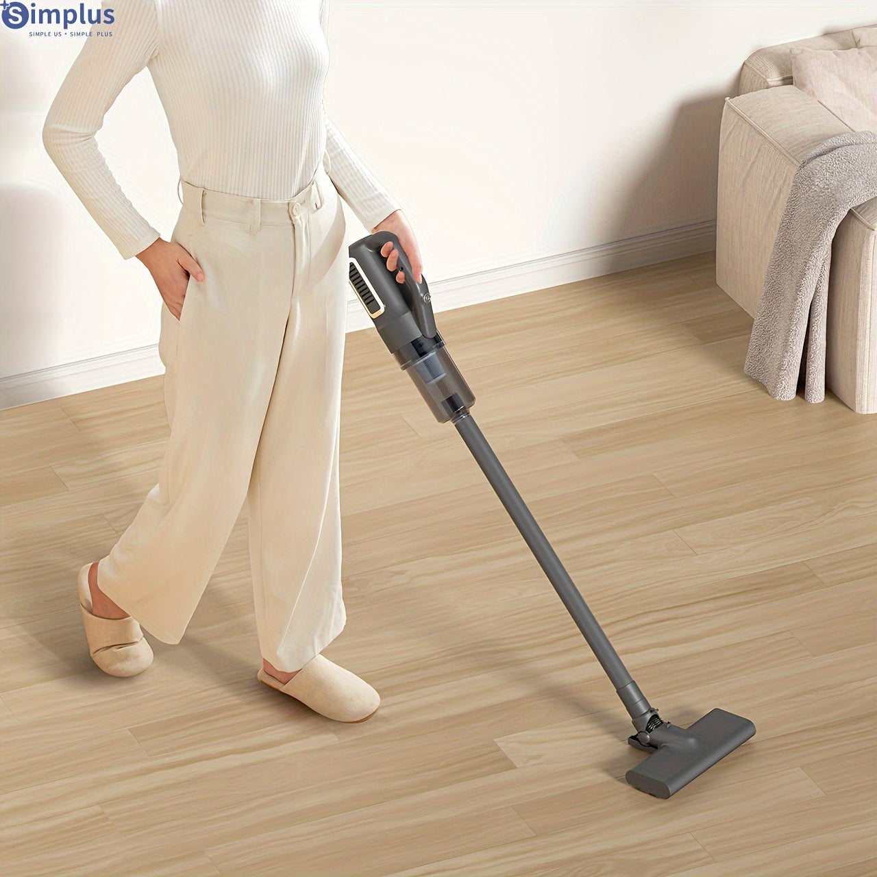 Wired Household Vacuum Cleaner 16000PA Suction 220V 0.4L Dust Cup