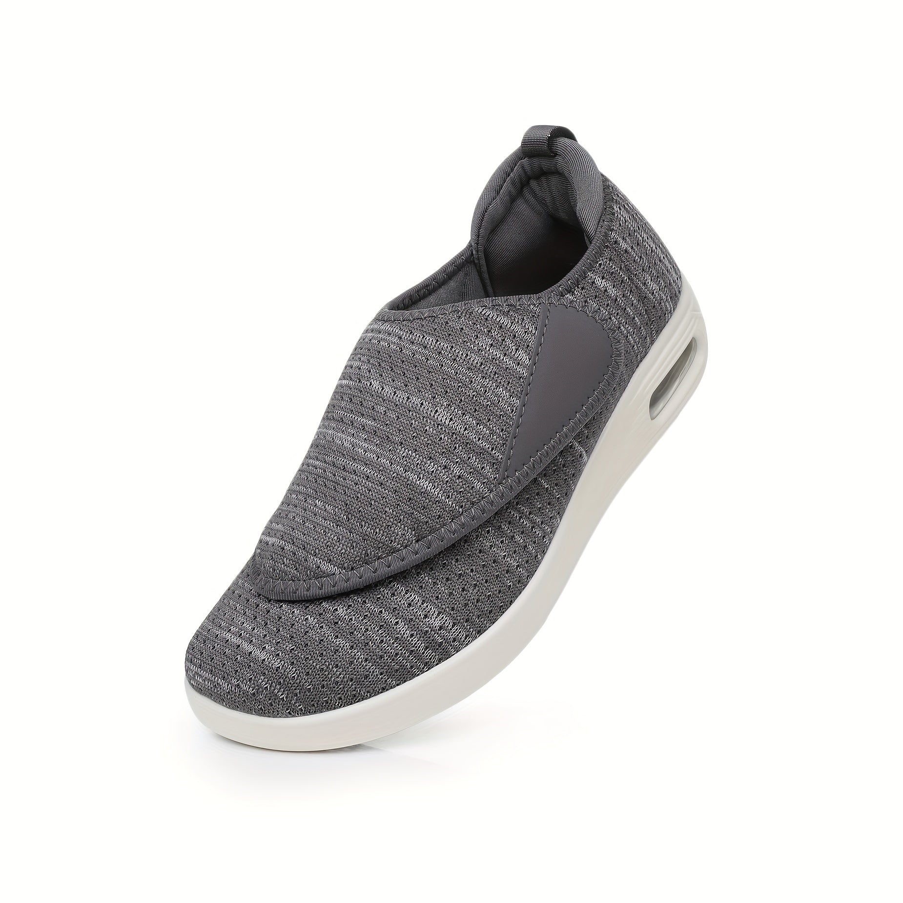 Women's Lightweight Adjustable Strap Walking Shoes Breathable Fabric Shock-Absorbing Outsole