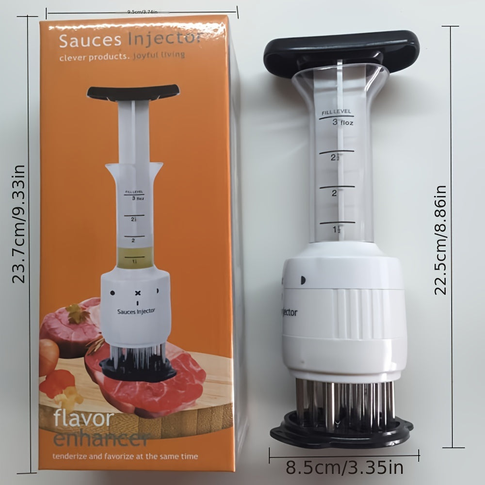 Meat Injector Kit for Tenderizing and Flavoring Steaks, 1 Piece