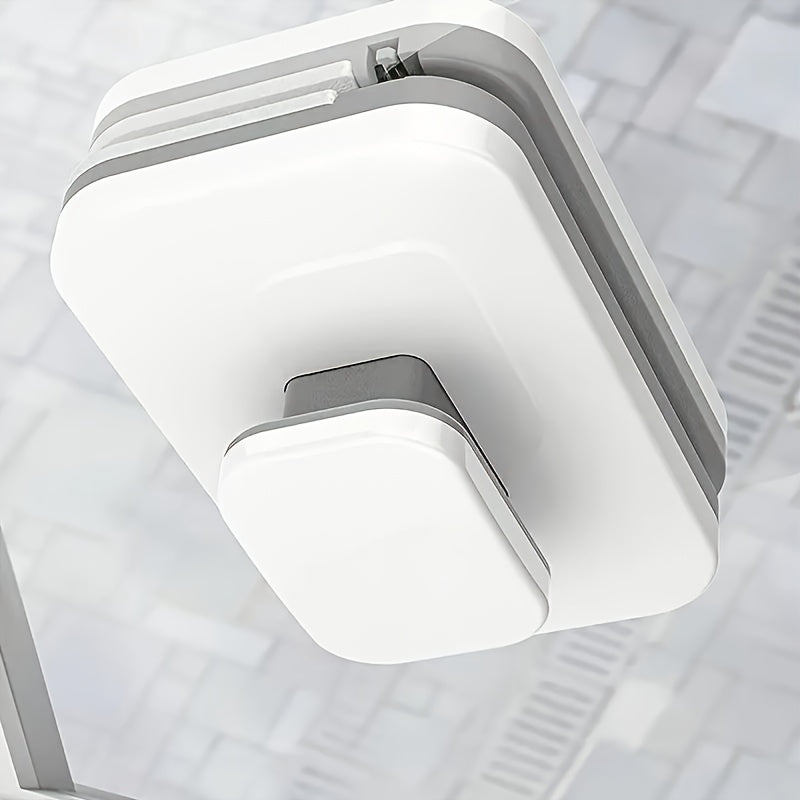 Qo'lga olinadigan Magnit Ikki Tomonlama Deraza Tozalagich - Baland Bino va Uyda Foydalanish Uchun - Elektr Energiya Talab Qilmaydi, Barcha Yuzalar Uchun Mos, Mustahkam Plastikdan Yasalgan, Yotoqxona, Hammom va Ota-onalar Xonasi Tozalash Uchun Mukammal