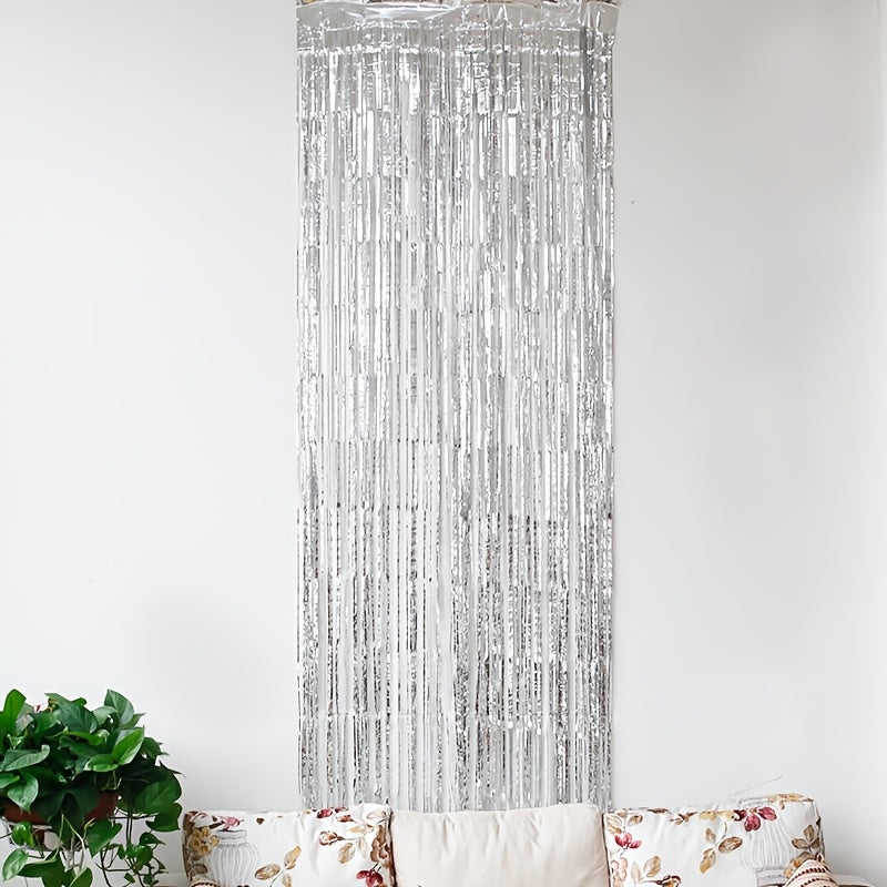 Gold Rain Ribbon 2m Decorative Ribbon for Weddings Parties Holidays and Events