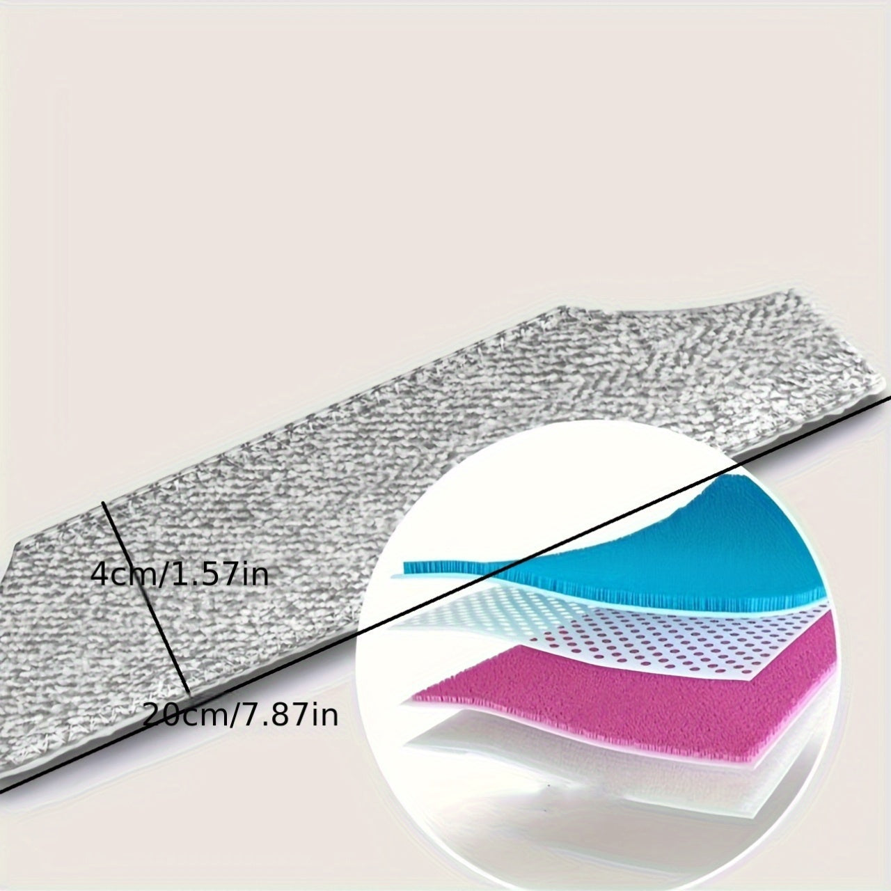 3-in-1 Push Broom with Long Handle for Sweeping Dusting and Mopping