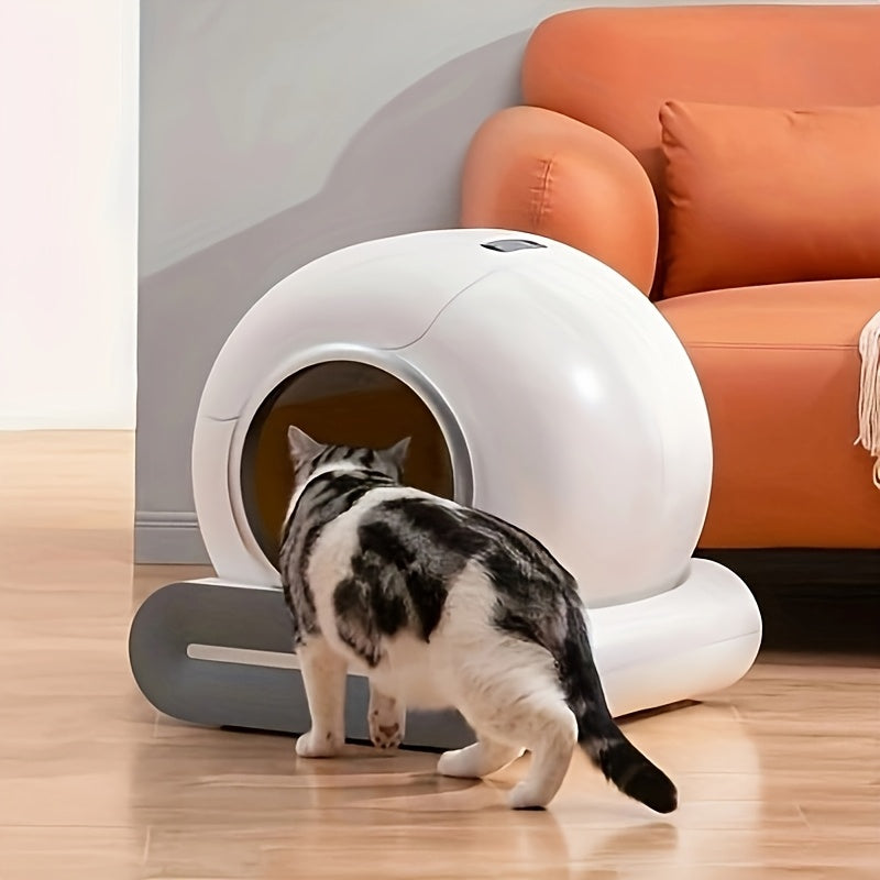 Automatic Self-Cleaning Cat Litter Box Wi-Fi Odor Control Large Capacity European Plug