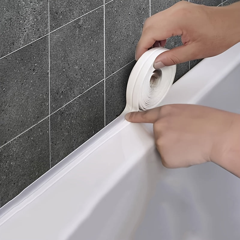 Ultra-Adhesive Caulk Tape for Sink and Bathtub Sealing Waterproof Gap Filler Easy to Apply