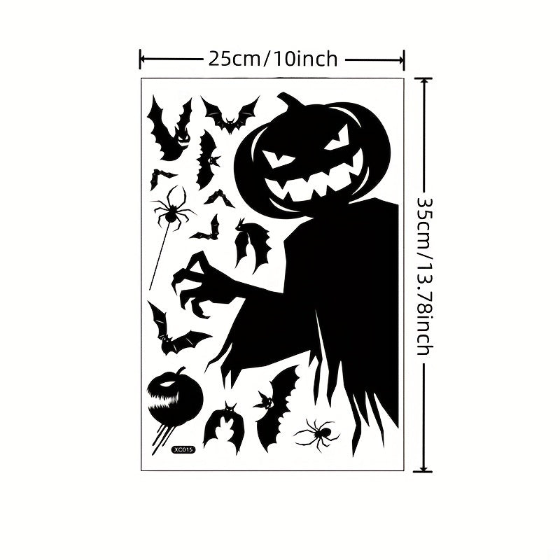 Halloween Monster Window Clings No Electricity Required Party Decor