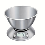 Digital Kitchen Scale 5kg Stainless Steel Food Scale for Baking Cooking