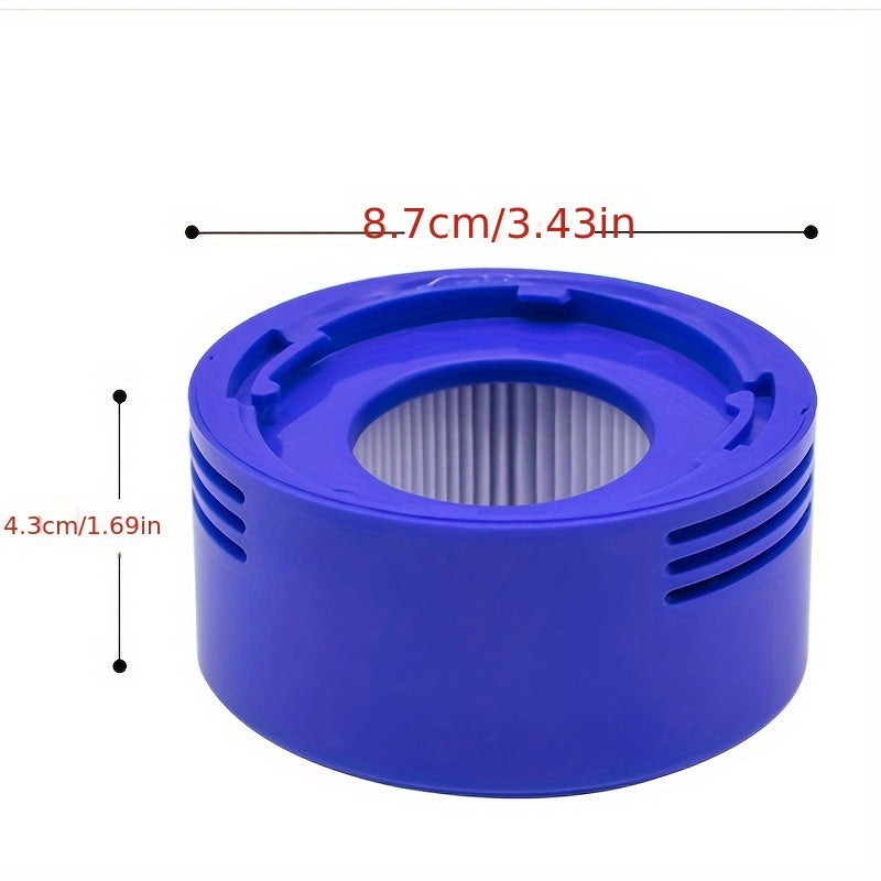 1 dona Dyson V7/V8 seriyali changyutgich uchun almashtiriladigan HEPA filtr, mustahkam plastik materialdan tayyorlangan, batareya talab qilinmaydi.