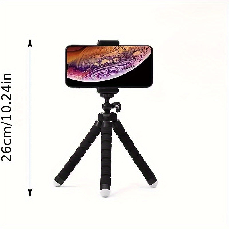 Mini Octopus Tripod for Phones and Cameras 360° Rotation Portable Clip