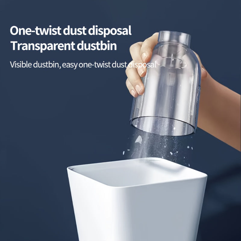 Мини портативный автомобильный пылесос с насадкой для щелей, USB-зарядка, сухая и влажная уборка, портативный