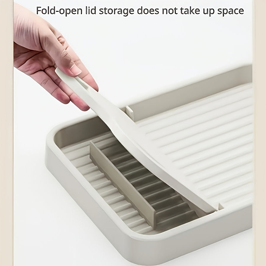 Estante de almacenamiento de plástico para cocina, de uso múltiple, para montar en la pared o en la encimera, soporte para cucharas y cucharones