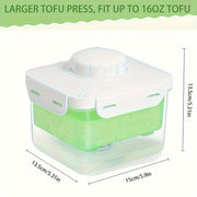 Adjustable Tofu Press Large Dishwasher Safe Drip Tray Vegan Food Prep