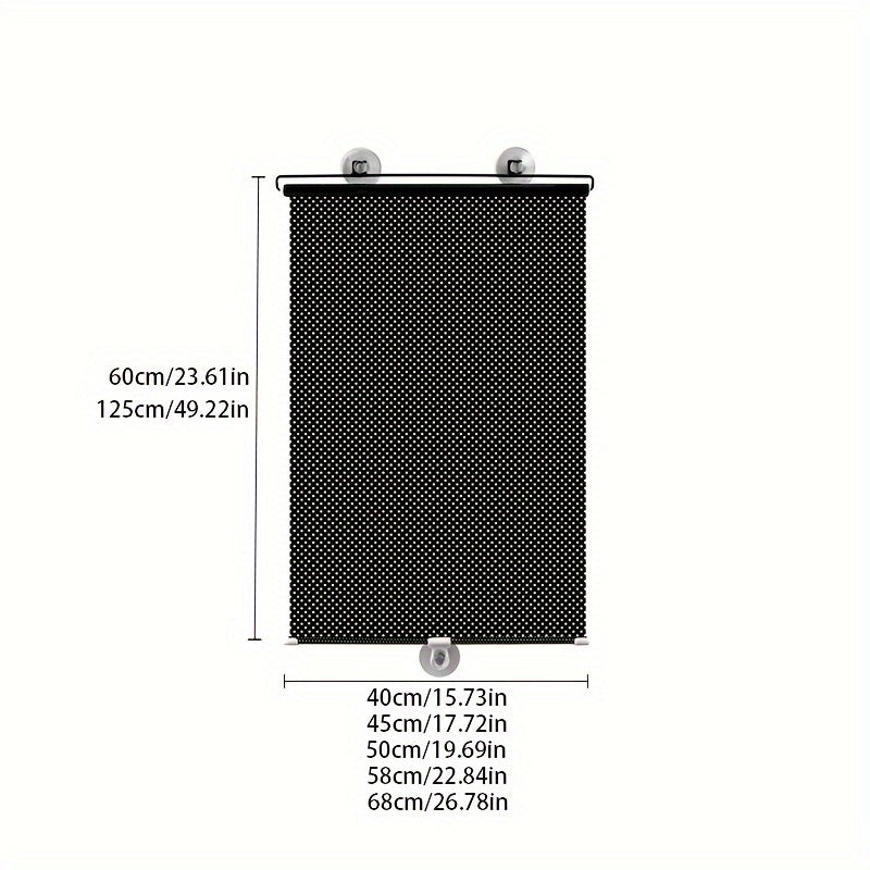 Oson o'rnatiladigan issiqlik izolyatsiyalovchi quyosh soyasi, oshxona, balkon va yashash xonasi uchun shisha derazalar uchun muhrli qopqoq bilan. Teshik ochish talab qilinmaydi.