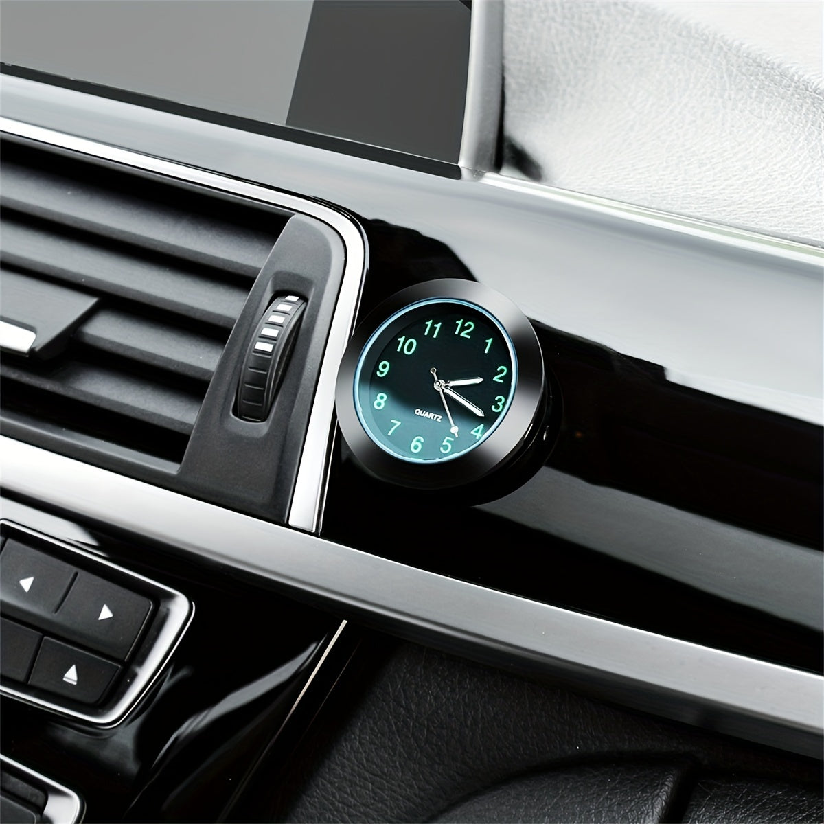 Luminous Car Clock Interior Decoration Mini Quartz Noctilucent Dashboard Watch