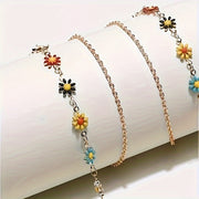 Anti-slip Daisy Flower Design Sunglass Lanyard for Glasses and Face Masks