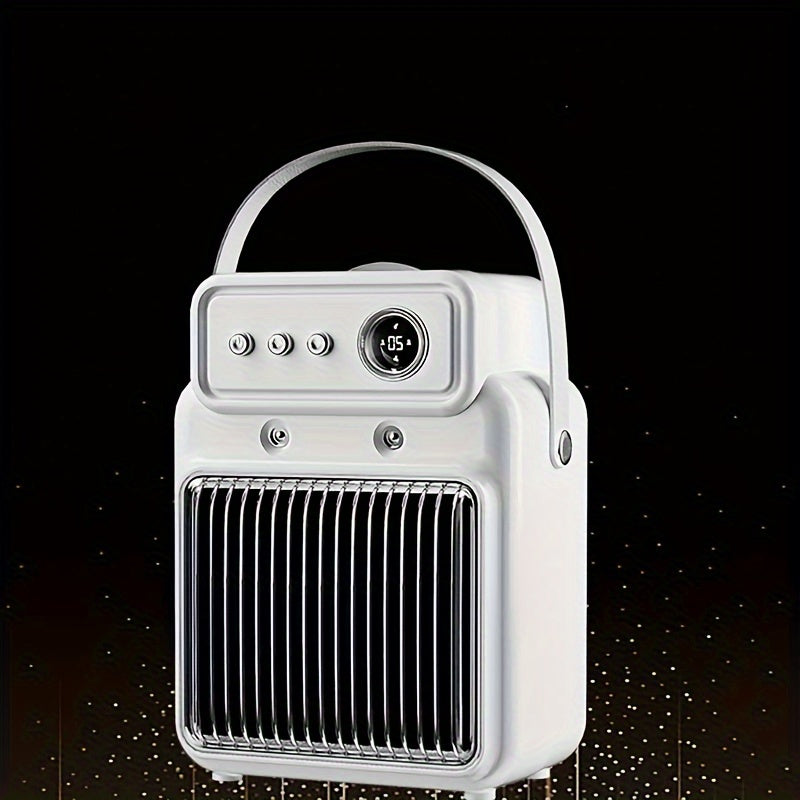 1200W Portable Electric Space Heater with Humidifier, Quiet Safe Heating