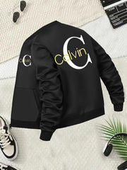 Plus Size Women’s Casual Zip-Up Jacket with Baseball Collar for Spring Autumn