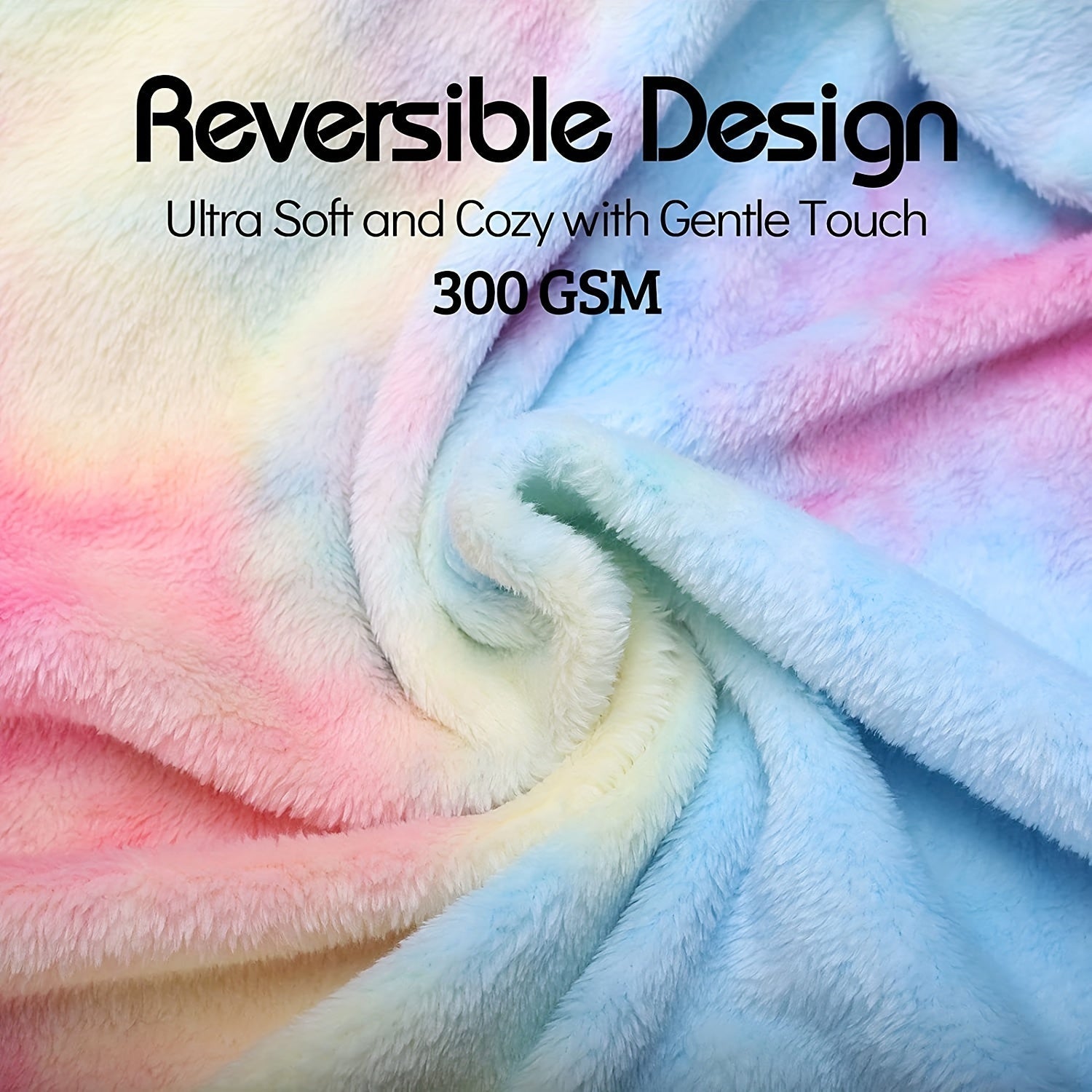 Baby Fleece Blanket Reversible Pink Soft Cozy Snug 32x47 Inches