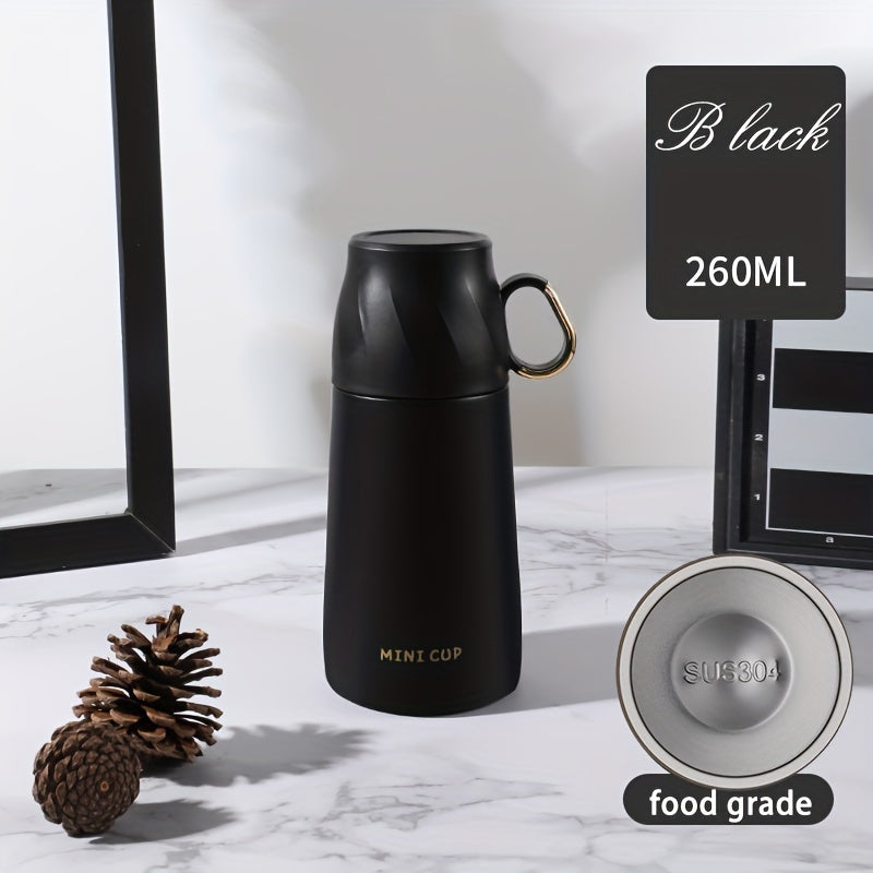 Juego de tazas térmicas de acero inoxidable con aislamiento de doble capa a prueba de fugas para viajes, oficina y escuela