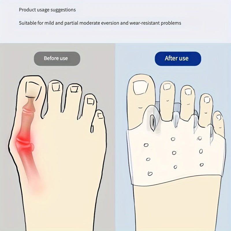 Women's Hallux Valgus Orthotics Split Toe Devices Forefoot Pads